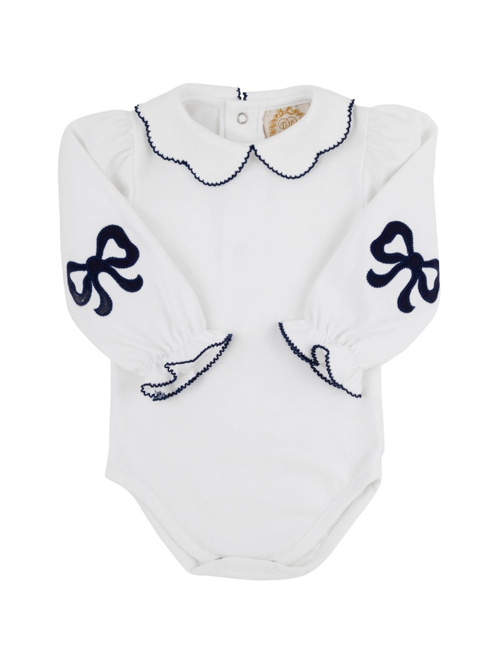 The Beaufort Bonnet Company Kids Infant Emma Elbow Patch Bodysuit Size 12-18 Mon - Picture 1 of 13